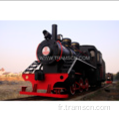 Locomotive de moteur à vapeur antique pour des taches pittoresques